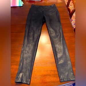 INC International Concepts Faux Leather Pull On Pants Size M